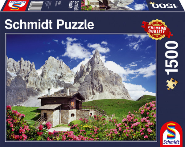 Segantini Hut Dolomites 1500 Piece Jigsaw Puzzle