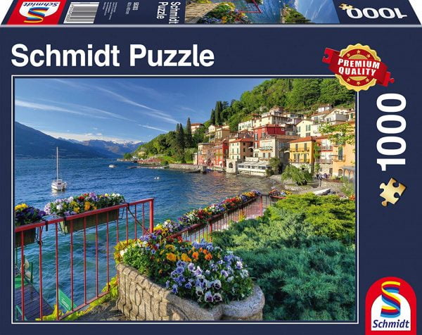 Shores of Lake Como 1000 Piece Jigsaw Puzzle - Schmidt