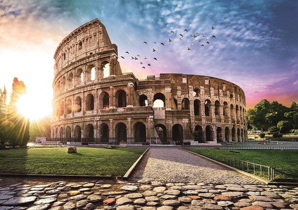 Sun Drenched Colosseum 1000 Piece Jigsaw Puzzle - Trefl