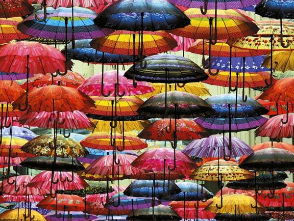 Umbrellas 1000 Piece Jigsaw Puzzle - Piatnik