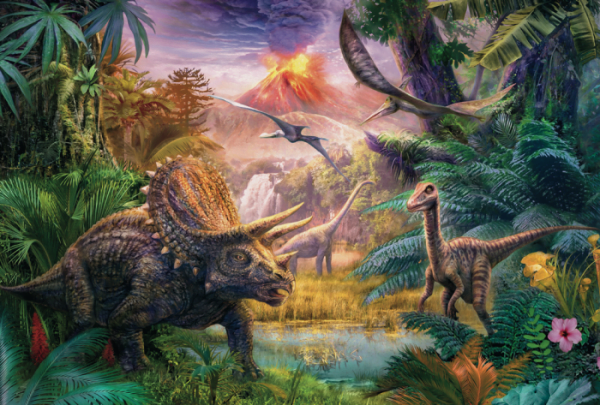 Valley of the Dinosaurs 100 piece Jigsaw Puzzle
