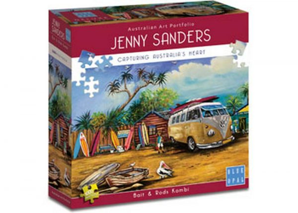 Jenny Sanders - Bait & Rods Kombi 1000 Piece Puzzle - Blue Opal