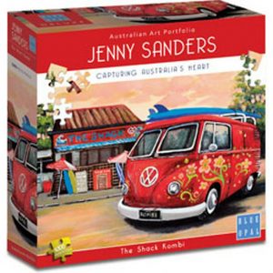 Jenny Sanders - The Shack Kombi 1000 Piece Puzzle - Blue Opal