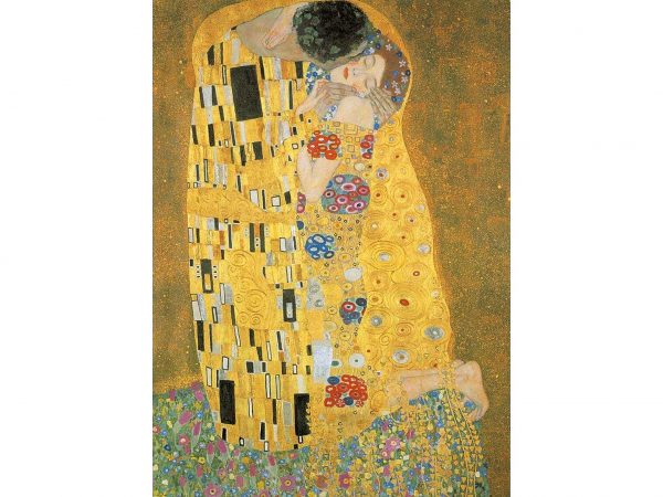 Klimt, The kiss 1000 Piece Jigsaw Puzzle - Piatnik