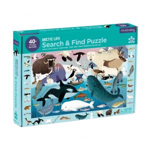 Search & Find - Arctic Life 64 Piece Jigsaw Puzzle - Mudpuppy