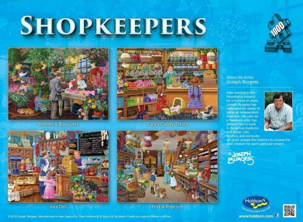 Shopkeepers - Blooms & Bouquets 1000 Piece Jigsaw Puzzle - Holdson