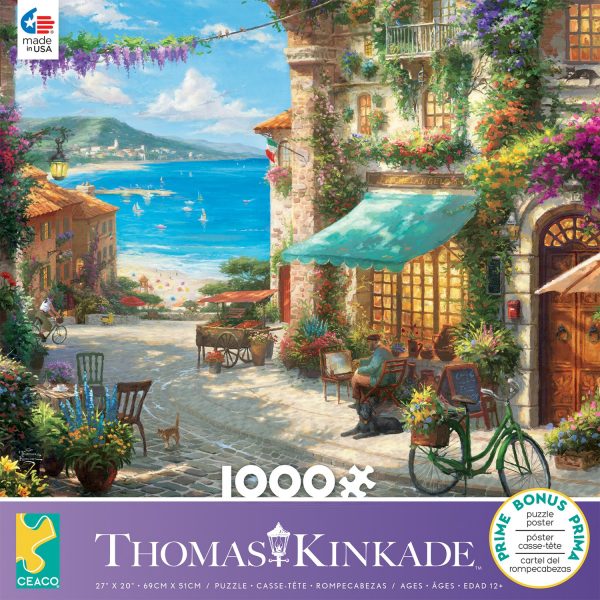 Thomas KinKade - Italian Cafe 1000 Piece Jigsaw Puzzle - Ceaco