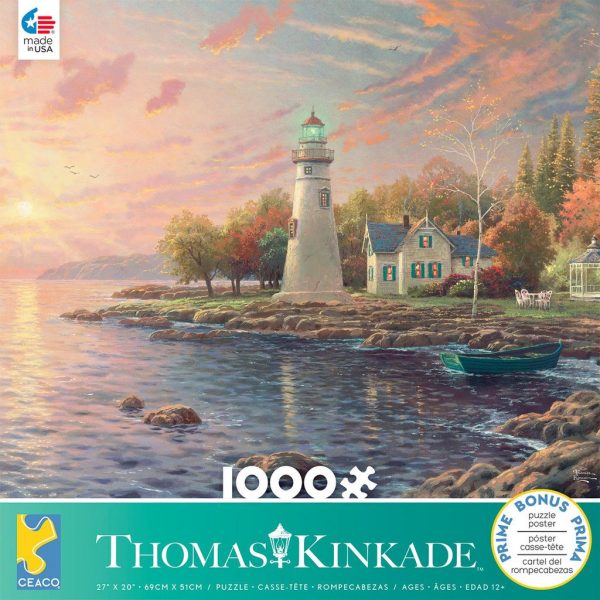Thomas Kinkade - Serenity Cove 1000 Piece Jigsaw Puzzle - Ceaco