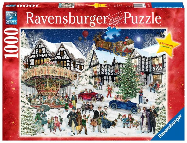 SNOWY VILLAGE 1000 PIECE JIGSAW PUZZLE RAVENSBURGER