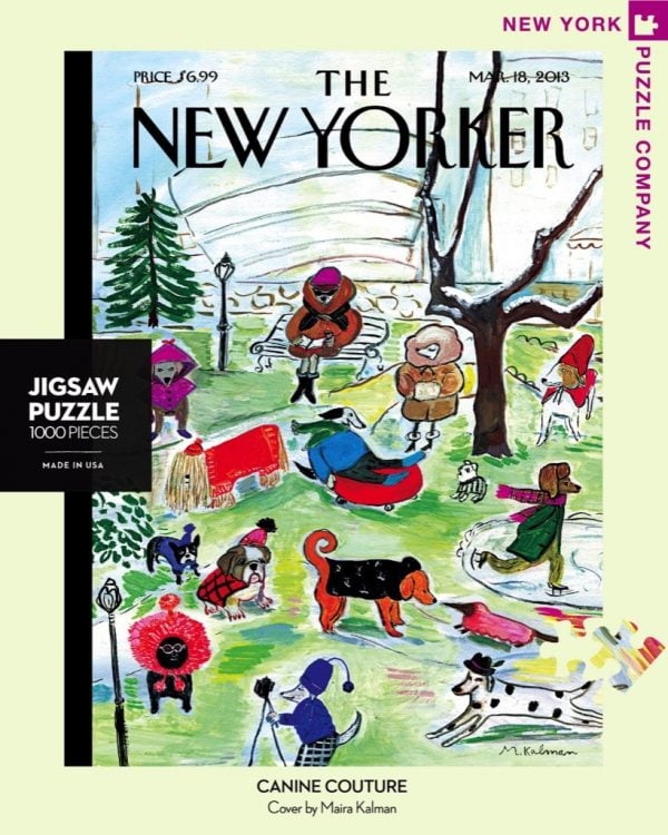 The New Yorker - Canine Couture 1000 Piece Jigsaw Puzzle