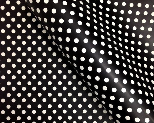 Wrapping Paper - Black Polka Dots