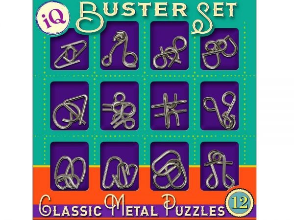 Cheatwell - IQ Buster Set of 12 Metal Puzzles