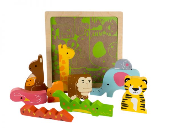 Wild in the Jungle Chunky Puzzle - Kiddie Connect