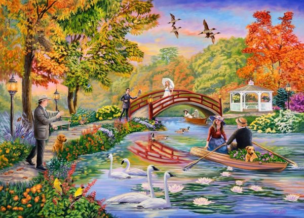 Moments & Memories - Autumn on the Pon 1000 Piece Jigsaw Puzzle - Holdson