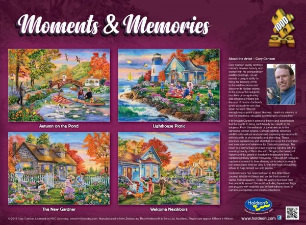 Moments & Memories - Lighthouse Picnic 1000 Piece Jigsaw Puzzle - Holdson