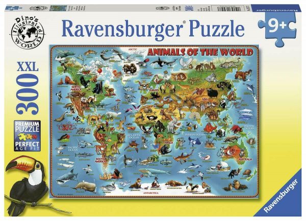 Animals of the World 300 XXL Piece Jigsaw Puzzle - Ravensburger
