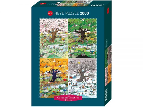 Blachon - 4 Seasons 2000 Piece Jigsaw Puzzle - Heye