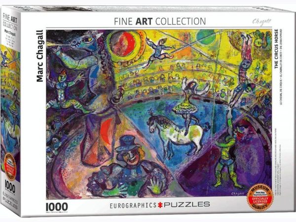 Chagall - The Circus Horse 1000 Piece Jigsaw Puzzle - Eurographics