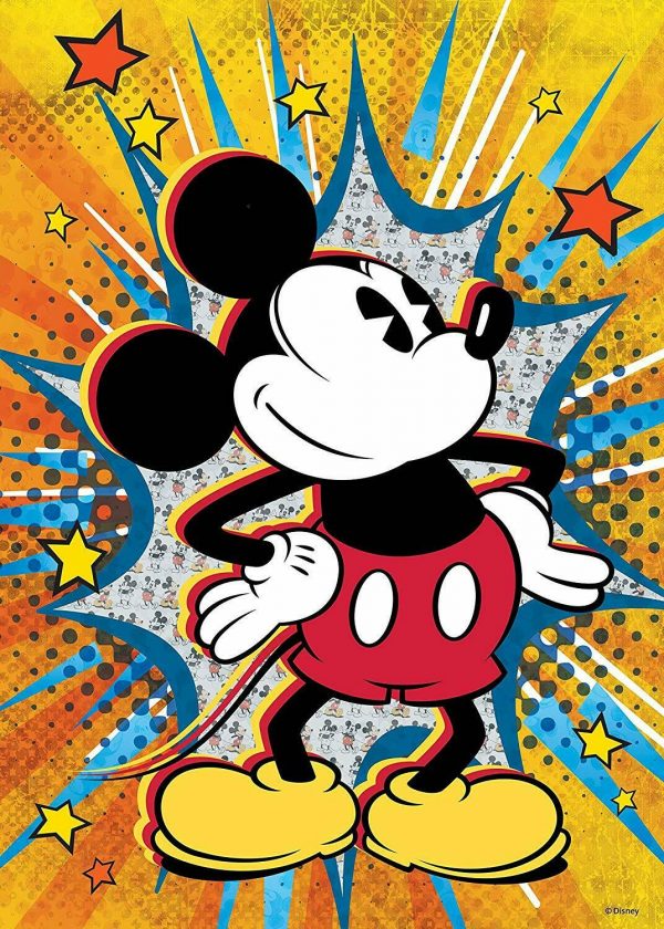 Disney Retro Mickey 1000 Piece Jigsaw Puzzle - Ravensburger