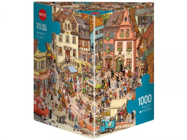 Gobel & Knorr - Market Place 1000 Piece Jigsaw Puzzle - Heye
