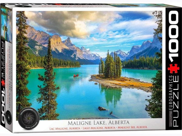 Maligne Lake Alberta 1000 Piece Jigsaw Puzzle - Eurographics