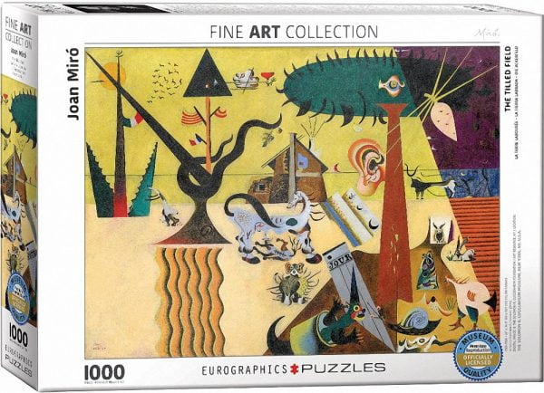 Miro - The Tilled Field 1000 Piece Jigsaw Puzzle - Eurographics