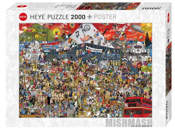 Mishmash, Bristish Music 2000 Piece Jigsaw Puzzle - Heye