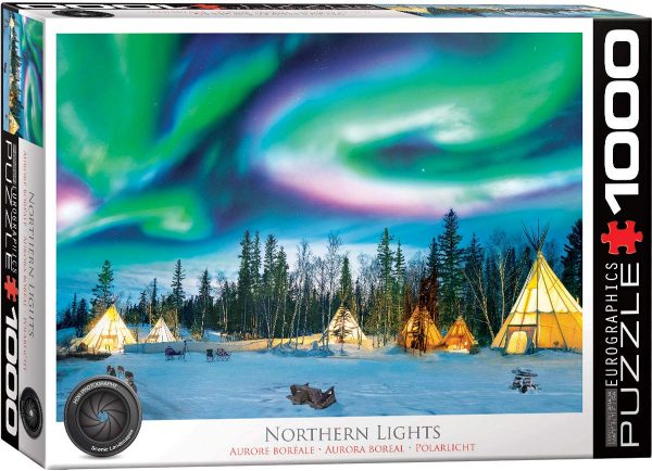 Northern Lights 1000 Piece Jigsaw Puzzle - Eurographics