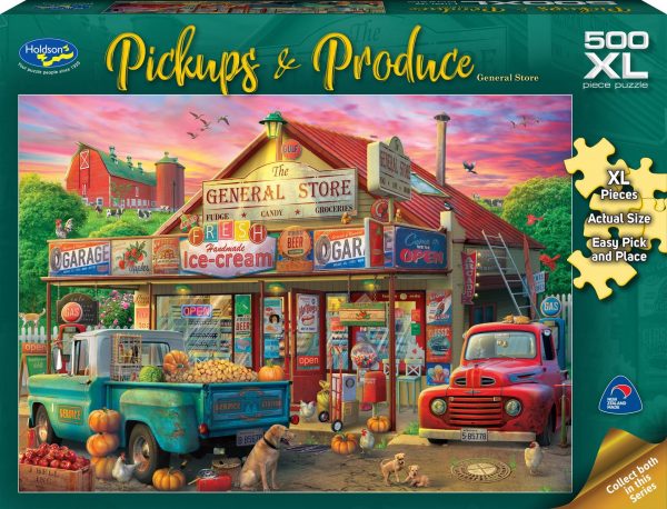 Pickups & Produce - General Store 500 XXL Piece Jigsaw Puzzle - Holdson