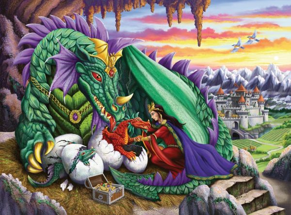 Queen of Dragons 200 XXL Piece Jigsaw Puzzle - Ravensburger