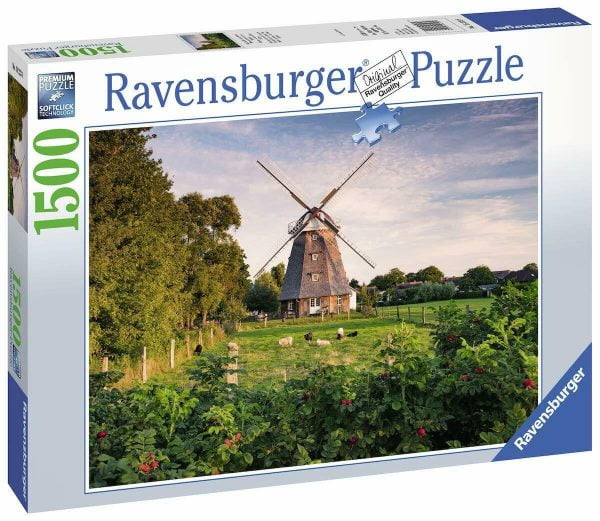 Windmill on the Baltic Sea 1500 Piece Jigsaw Puzzle - Ravensburger