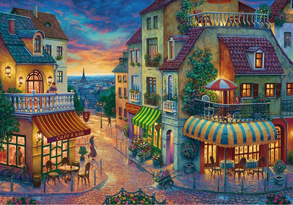 Ravensburger An Evening In Paris 1000 Piece Jigsaw Puzzle