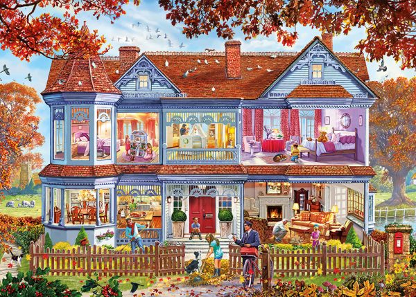 Autumn Home 1000 Piece Jigsaw Puzzle - Gibsons