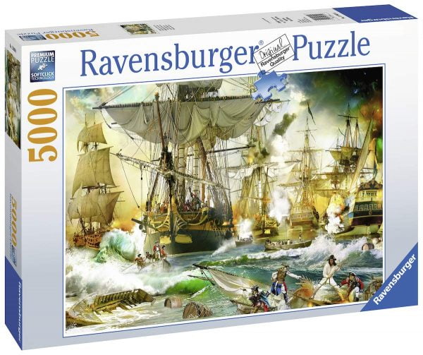 Battle on the High Sea 5000 Piece Jigsaw Puzzle - Ravensburger