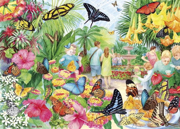 Butterfly House 1000 Piece Jigsaw Puzzle - Gibsons