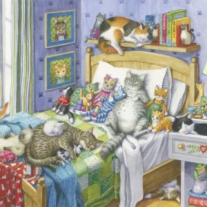 Cat Nap 500 Large Piece Format Jigsaw Puzzle - Ravensburger