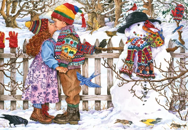First Kiss 500 Piece Jigsaw Puzzle - Anatolian