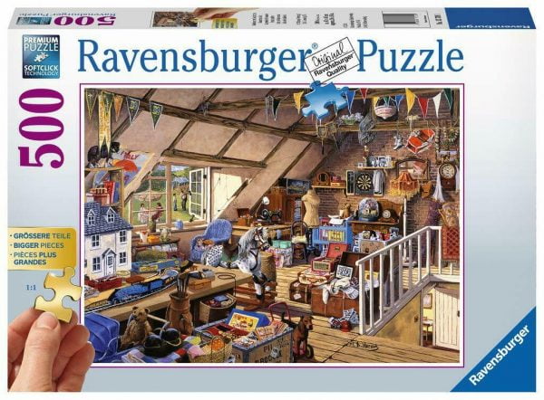 Grandmas Attic 500 Larger Piece Jigsaw Puzzle - Ravensburger
