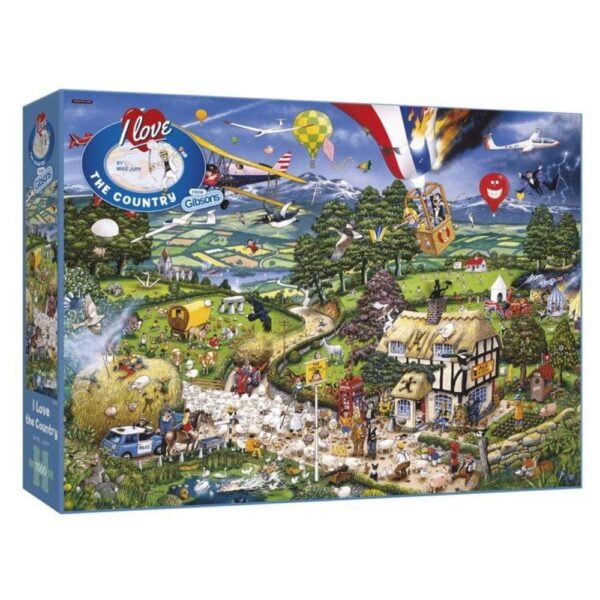 I Love the country 1000 Piece Puzzle - Gibsons