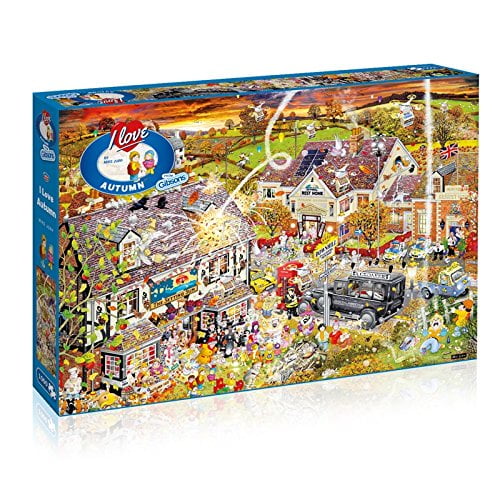 Mike Jupp - I Love Autumn 1000 Piece Jigsaw Puzzle - Gibsons