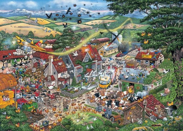 Mike Jupp - I Love the Farmyard 1000 Piece Jigsaw Puzzle - Gibsons