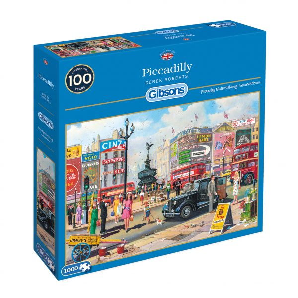 Piccadilly London 1000 Piece Jigsaw Puzzle - Gibsons
