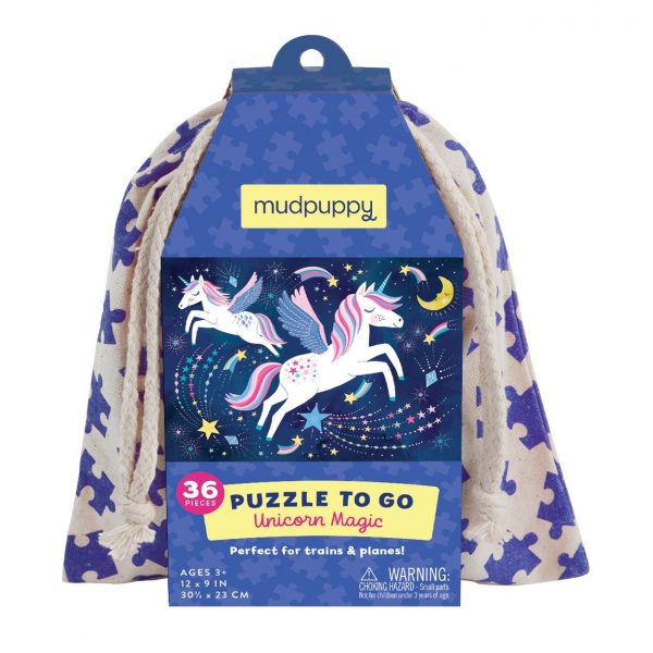 Puzzle to Go - Unicorn Magic 36 Piece - Mudpuppy