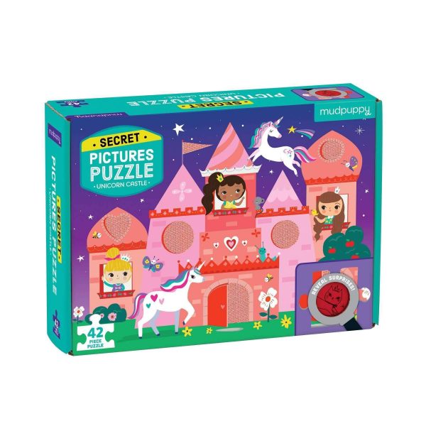 Secret Pictures Puzzle - Unicorn Castle - Mudpuppy
