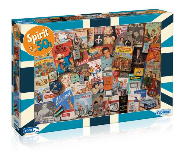 Spirit of the 50s 1000 Piece Jigsaw Puzzle - Gibsons