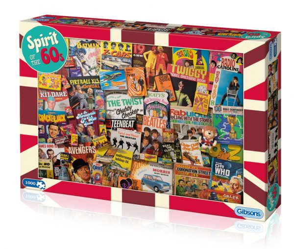 Spirit of the 60s 1000 Piece Jigsaw Puzzle - Gibsons