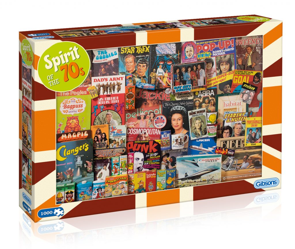 SPIRIT OF THE 70'S 1000 PIECE JIGSAW PUZZLE - GIBSONS