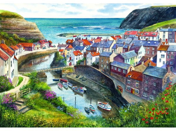 Staithes 1000 Piece Jigsaw Puzzle - Gibsons