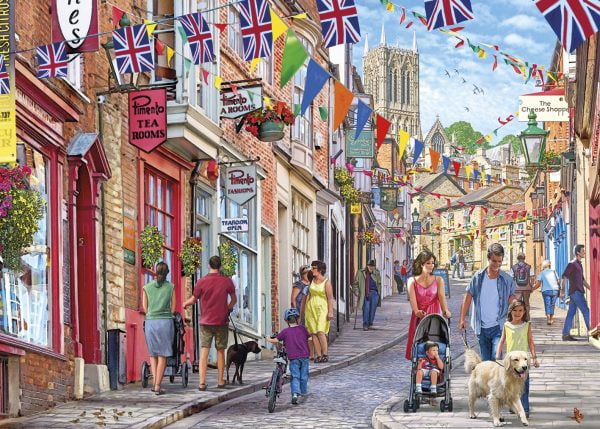 Steep Hill 1000 Piece Jigsaw Puzzle - Gibsons