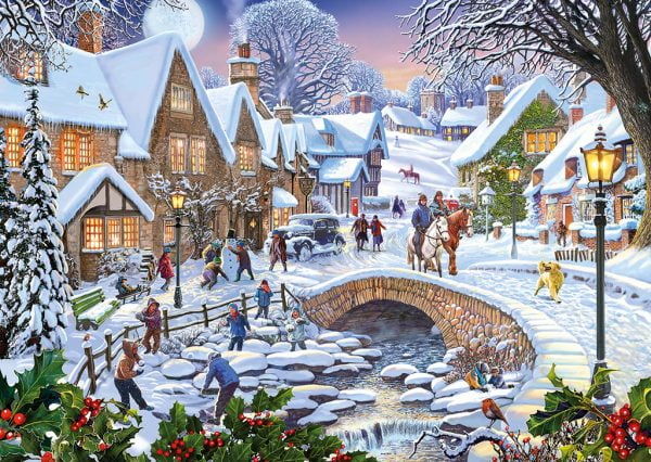 Summer Days & Snowflakes 2 x 500 piece Jigsaw Puzzle - Gibsons